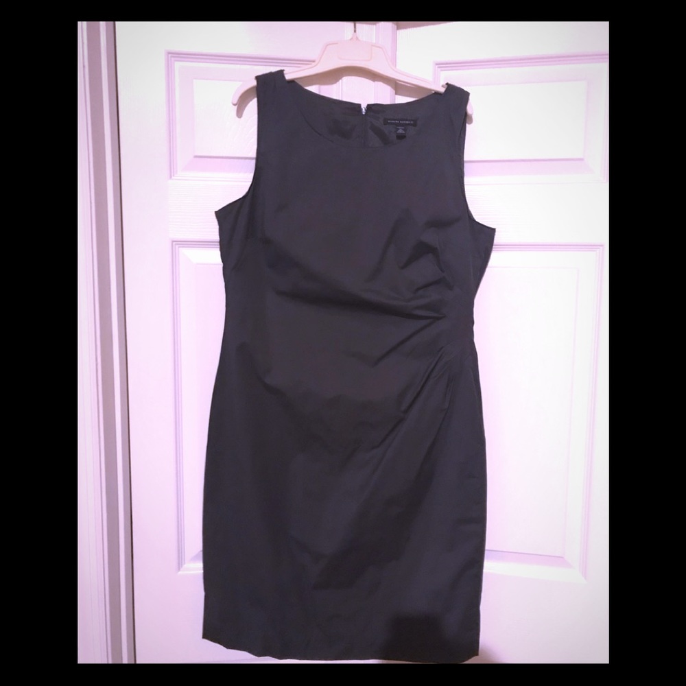 Gray stretchy sheath dress